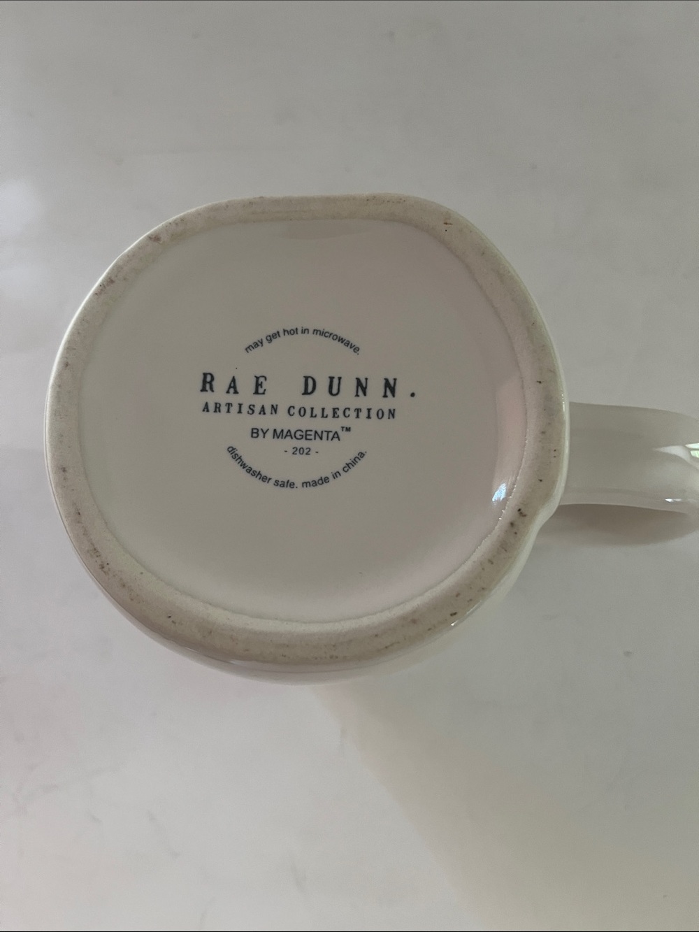 Rae Dunn Art Teacher White Ceramic Mug - Classic Design - Picture 2 of 3